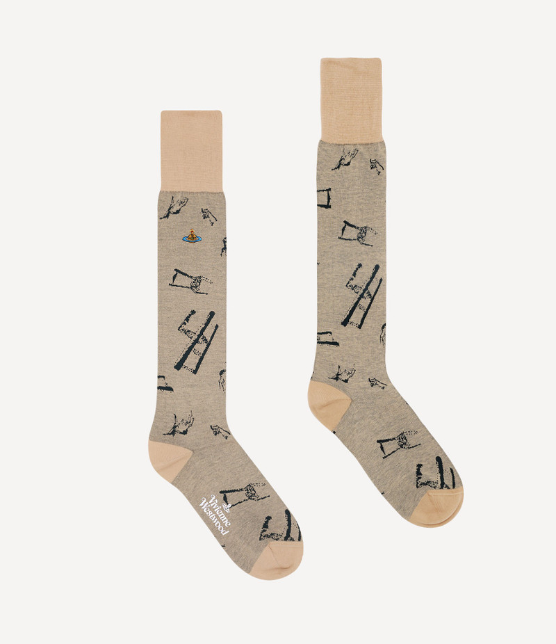 Vivienne Westwood DEER CHAIR HIGH SOCK outlook