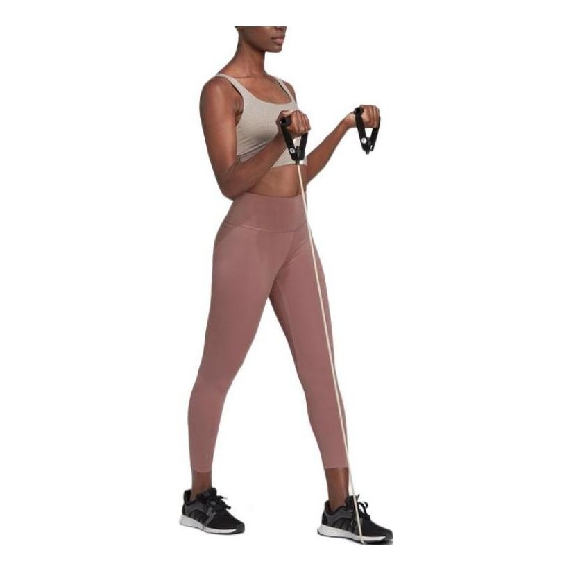 (WMNS) adidas Optime Luxe7/8 Training Legging 'Pink' HM1196 - 4