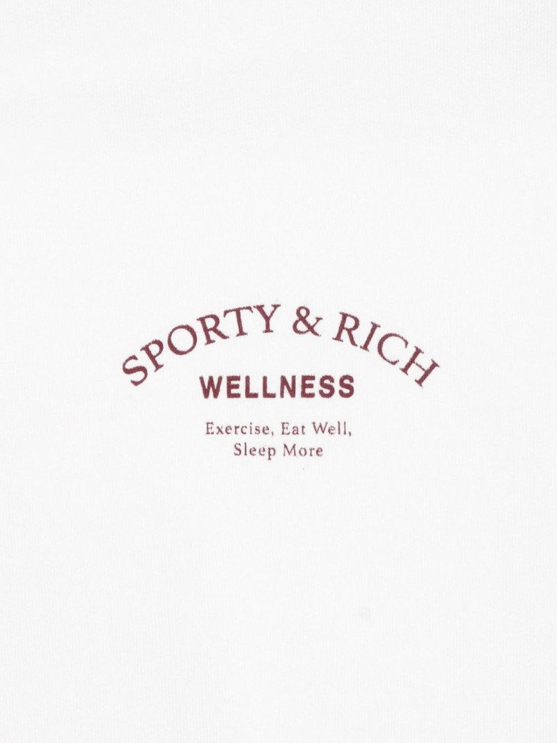 Sporty & Rich Wellness cotton sweatshirt outlook