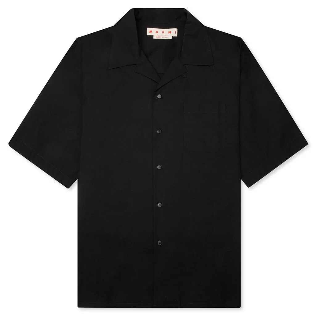 CUFFS COMPACT SHIRT - BLACK - 1