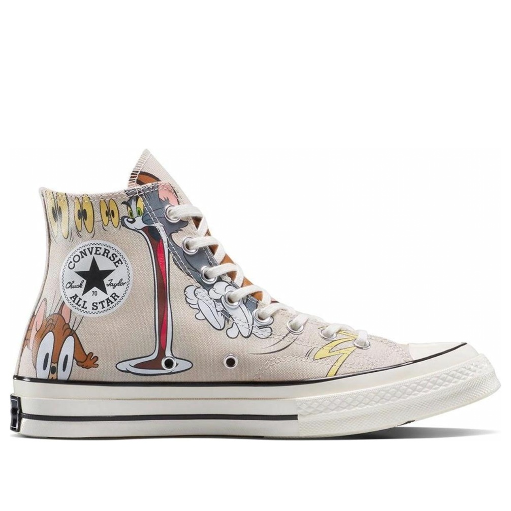 Converse x Tom & Jerry Chuck Taylor 70 High 'Egret' A15111C - 2