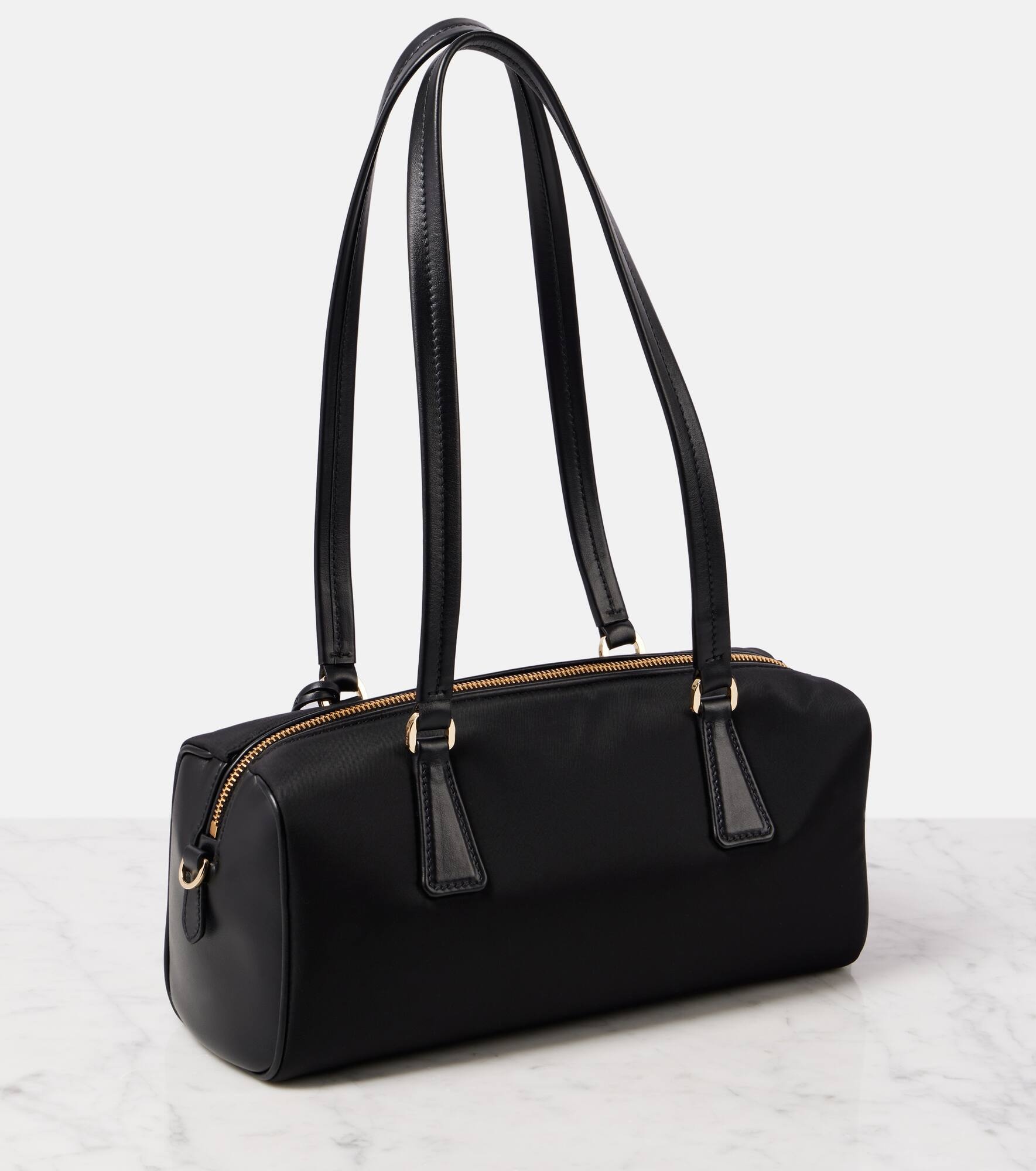 Re-Nylon Medium leather tote bag - 4
