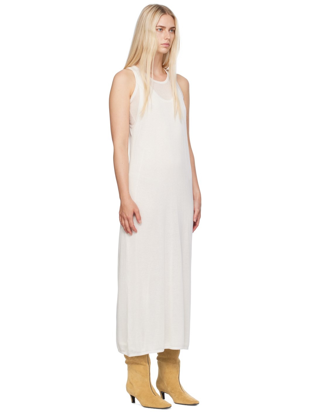 Off-White Layered Maxi Dress - 2