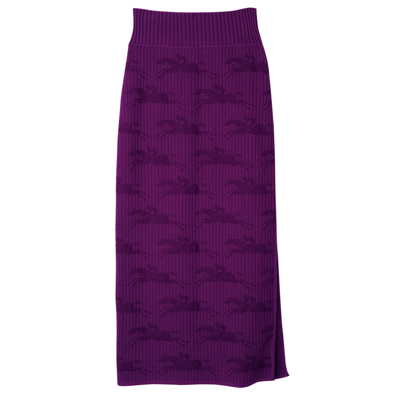 Midi skirt Violet - Knit 1