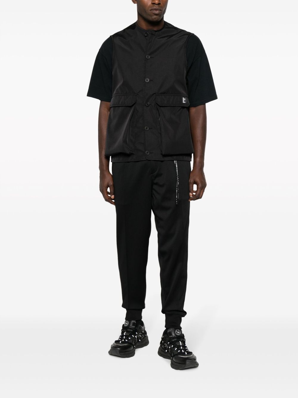 skull-tape tapered track pants - 2