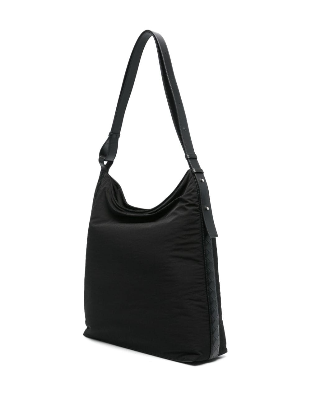 Intrecciato-trim padded shoulder bag - 3