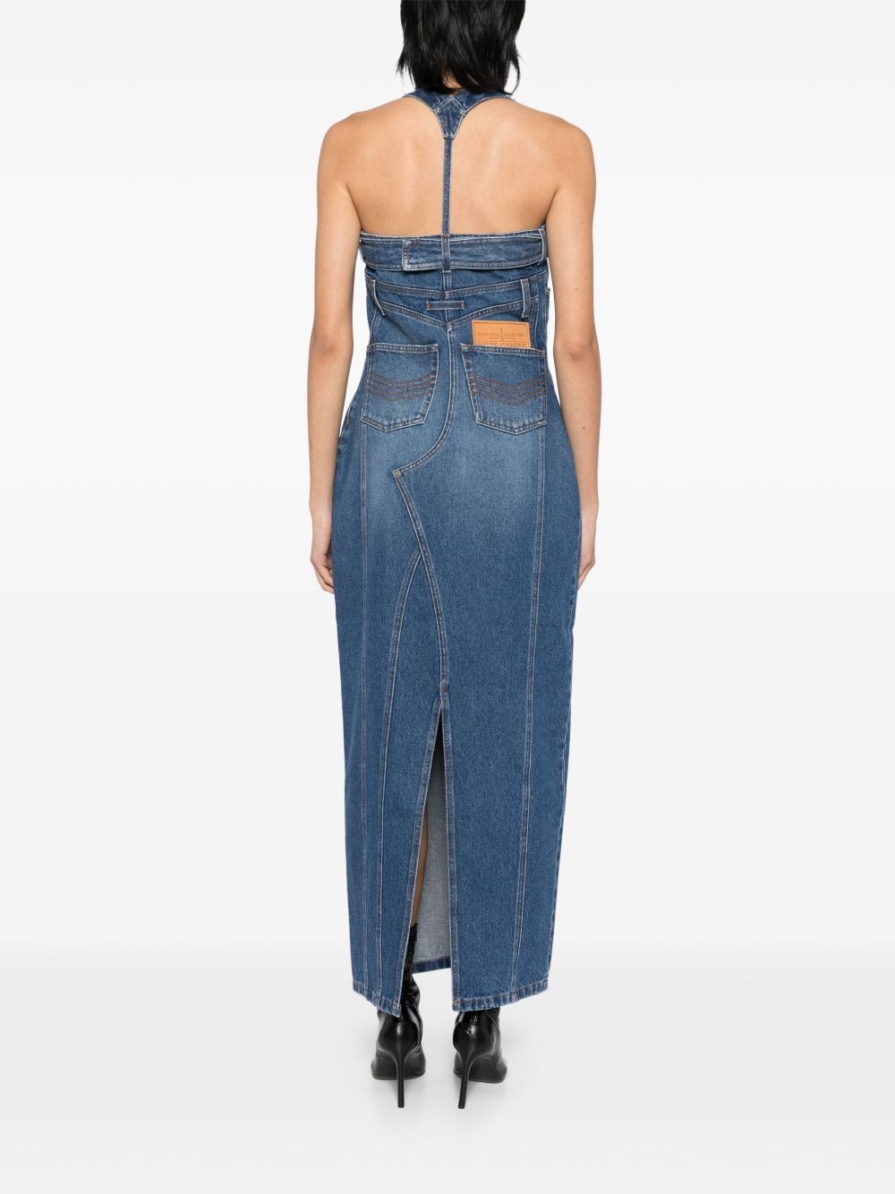 The denim overall dress - 4
