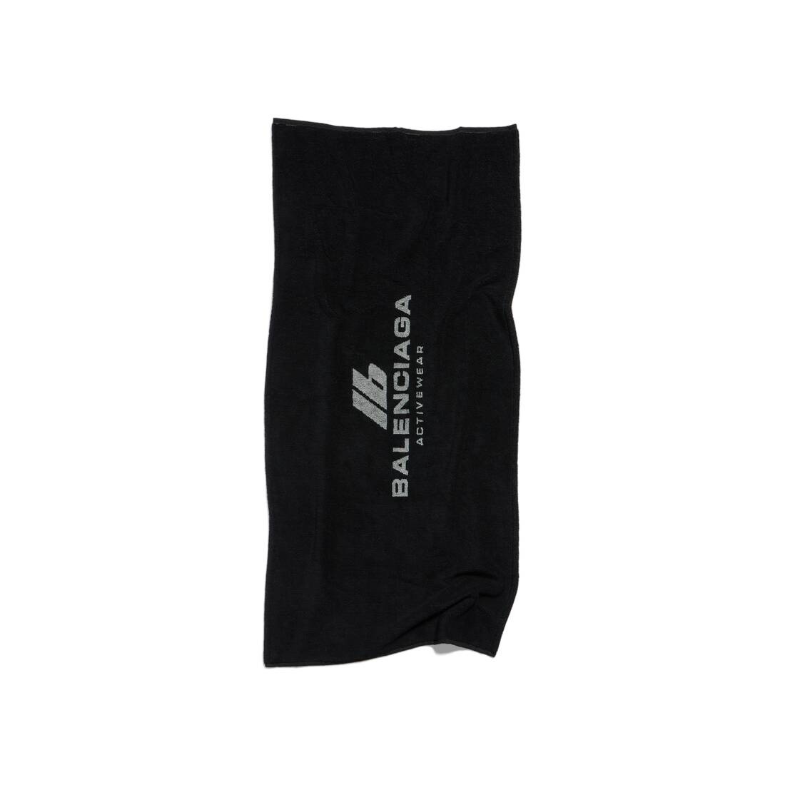 Activewear Gym Towel in Black/grey - 2
