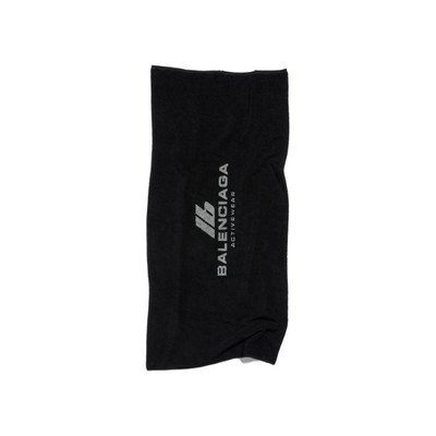 BALENCIAGA Activewear Gym Towel in Black/grey outlook