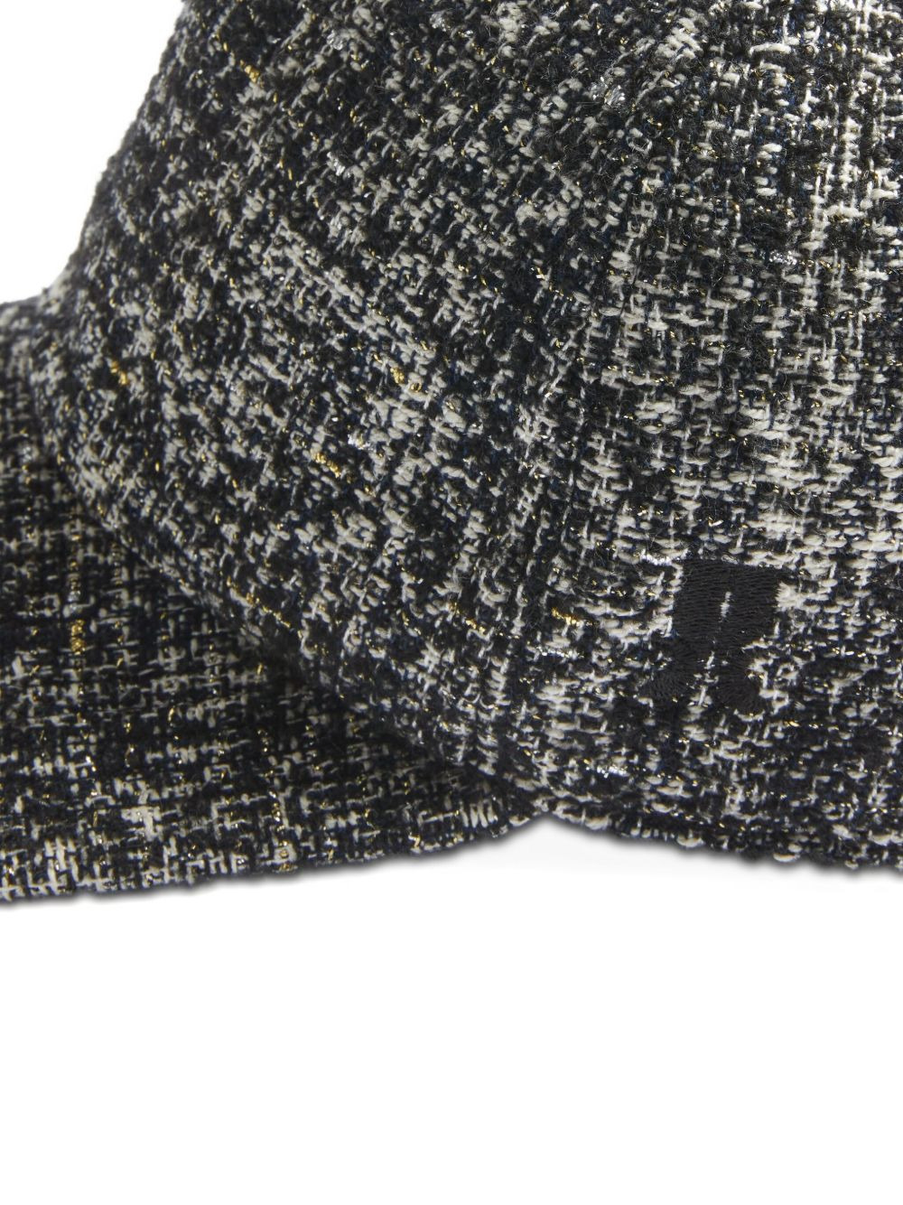 tweed baseball cap - 3