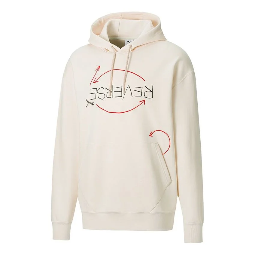 PUMA x Michael Lau Crossover Casual Sports Printing Pullover Beige 530357-75 - 1