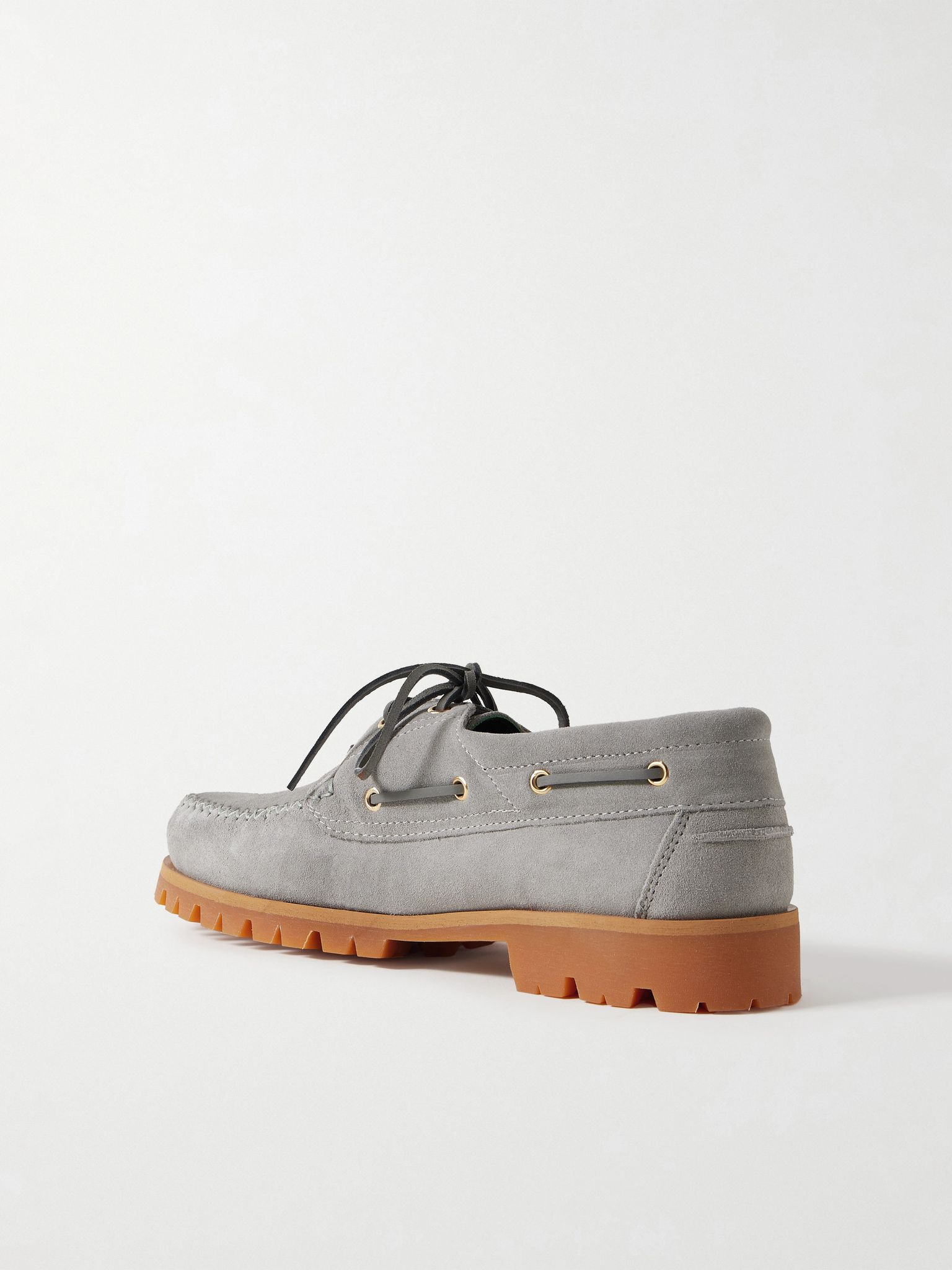 Aztec Suede Boat Shoes Light gray - 4