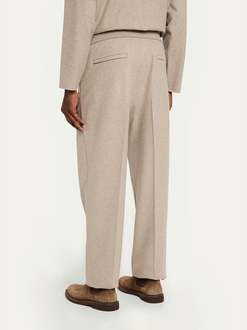 Men's Breia Wool and Cashmere Zip-Pocket Trousers 3