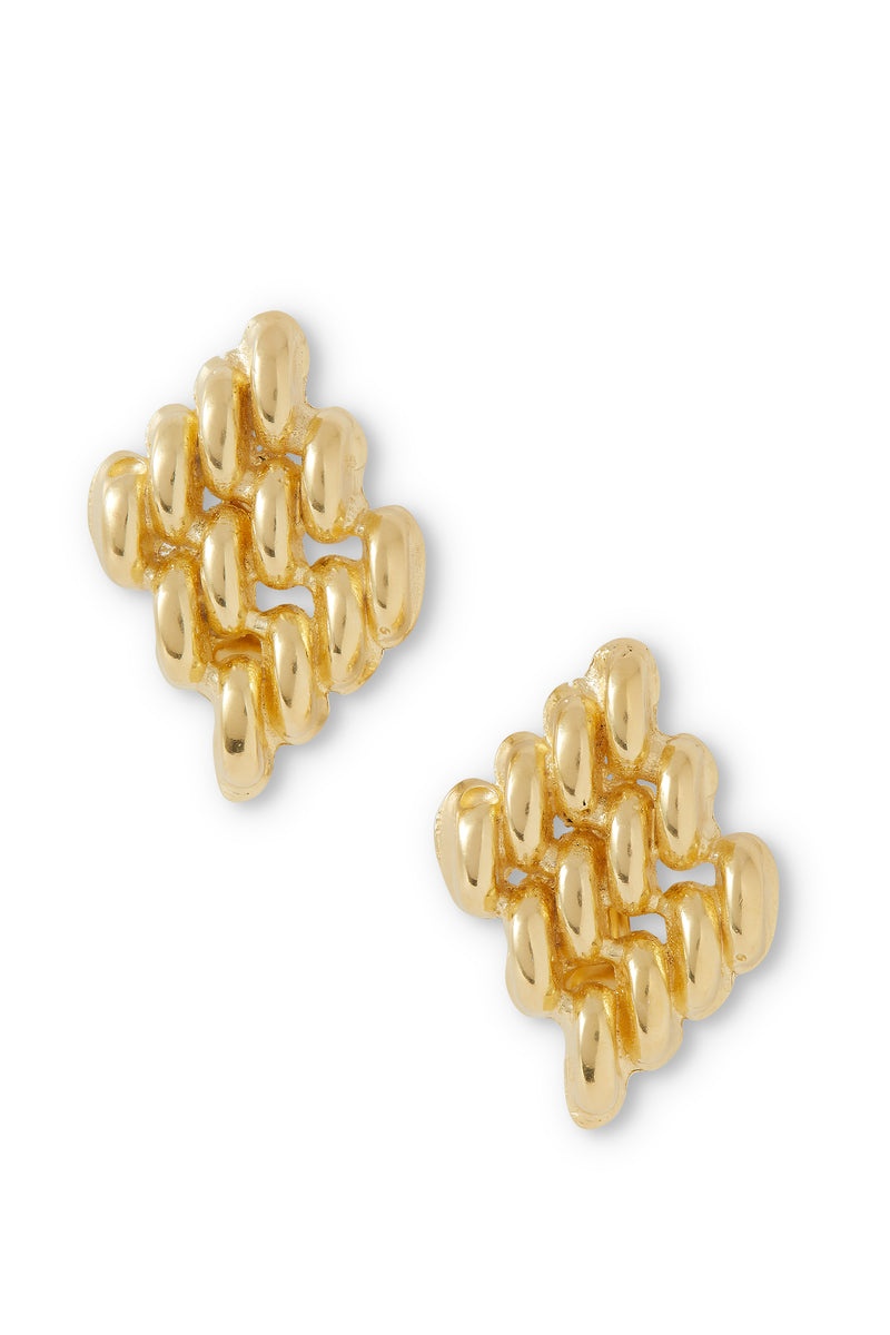 Chain Link Earrings Clip - 3
