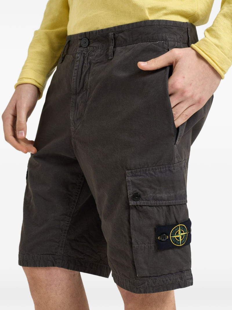 Stone Island logo-patch cargo shorts outlook