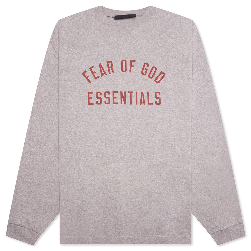 JERSEY L/S TEE - DARK HEATHER - 1
