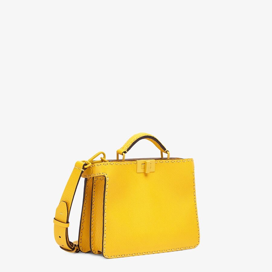 Yellow leather bag - 3