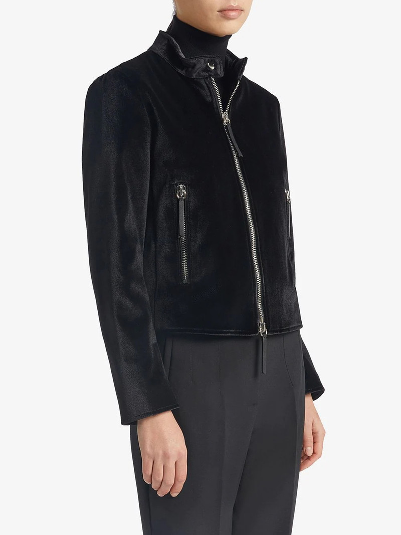 velvet zip-up jacket 3
