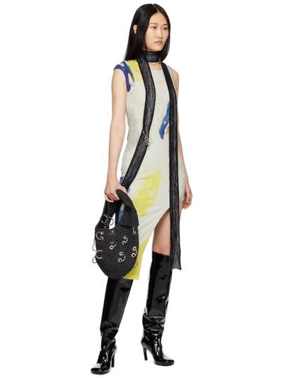 FENG CHEN WANG Taupe Cutout Midi Dress outlook