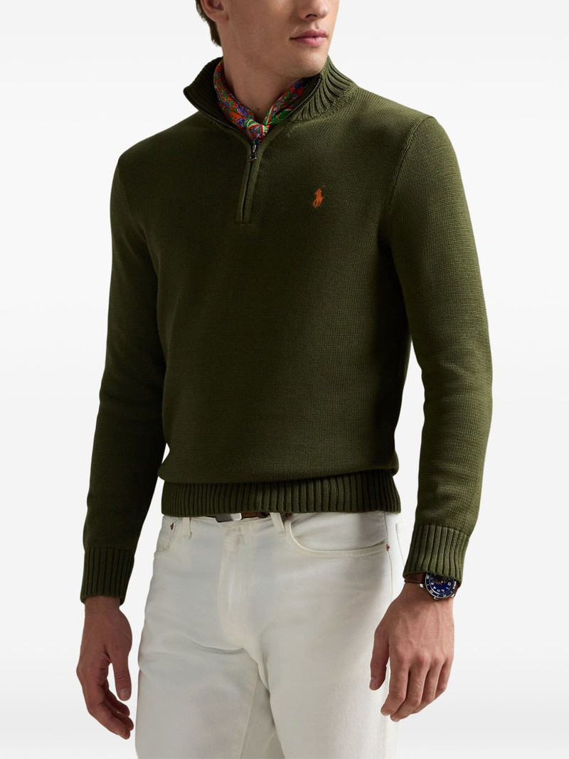half-zip long-sleeve sweater 3