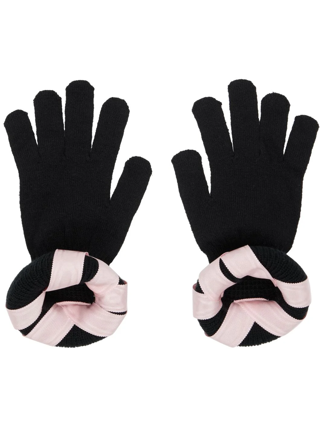 Black Cribbage Cross Gloves - 1