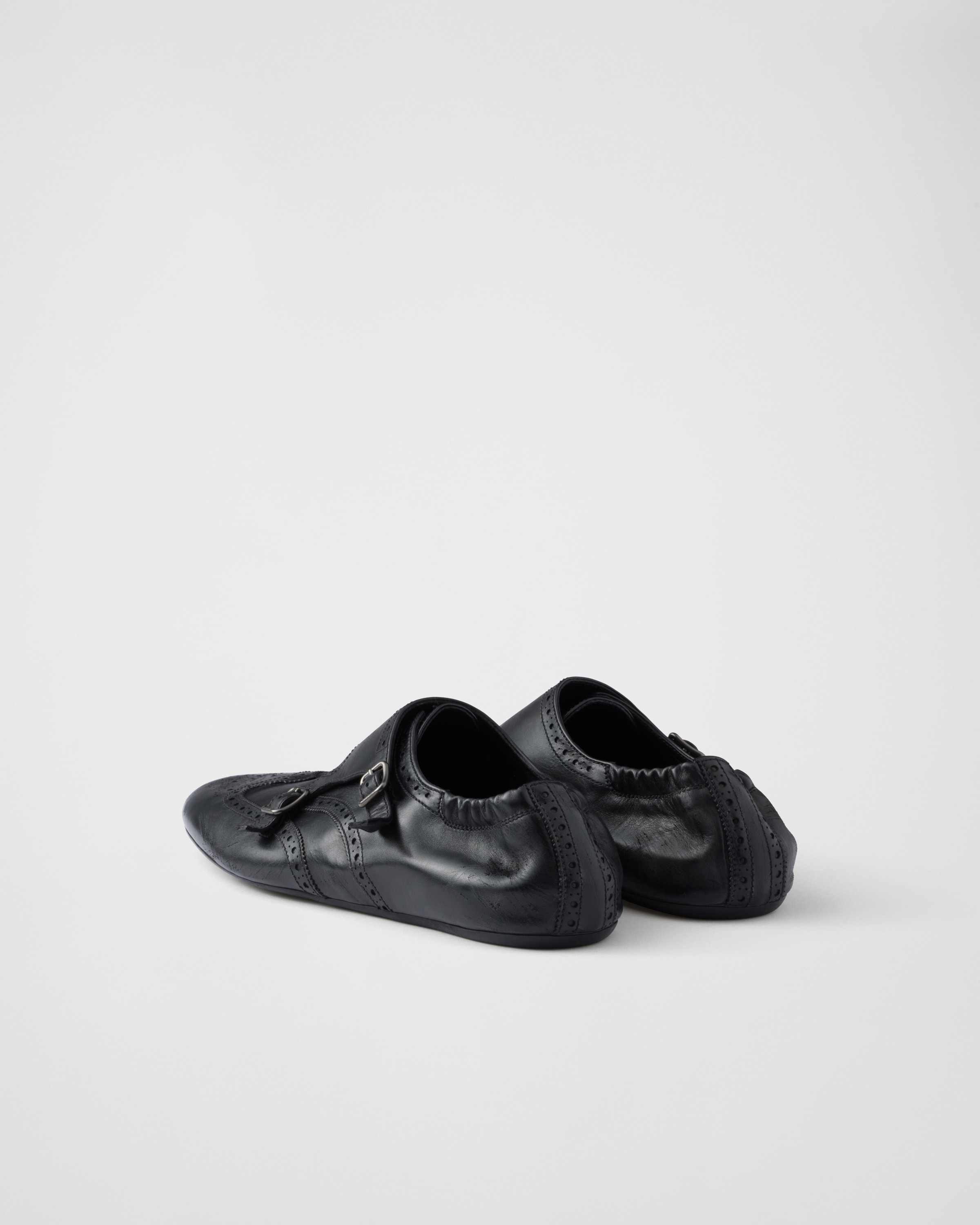 Shuffle double monk strap shoes - 5