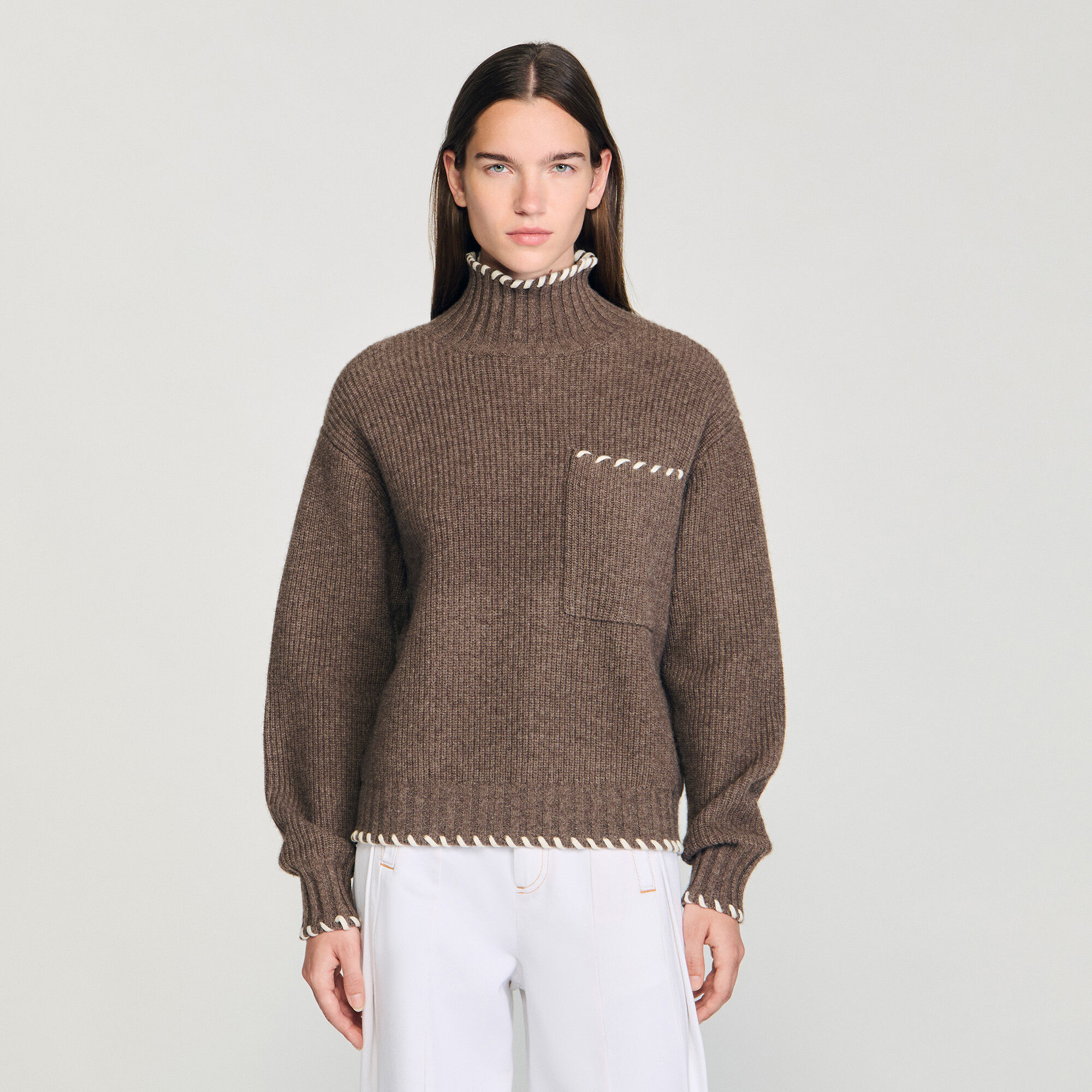 OVERSIZED TURTLENECK SWEATER - 4
