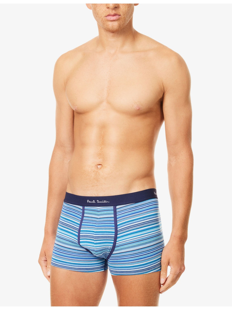 Paul Smith Signature Stripe Pack of Three Cotton-Jersey Trunks outlook