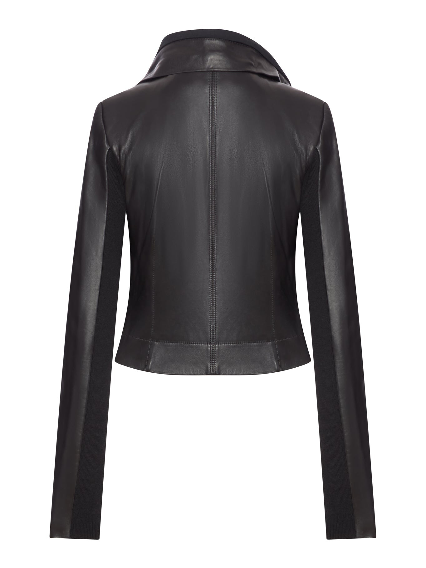 Rick Owens Women Leather Biker Jacket - 2