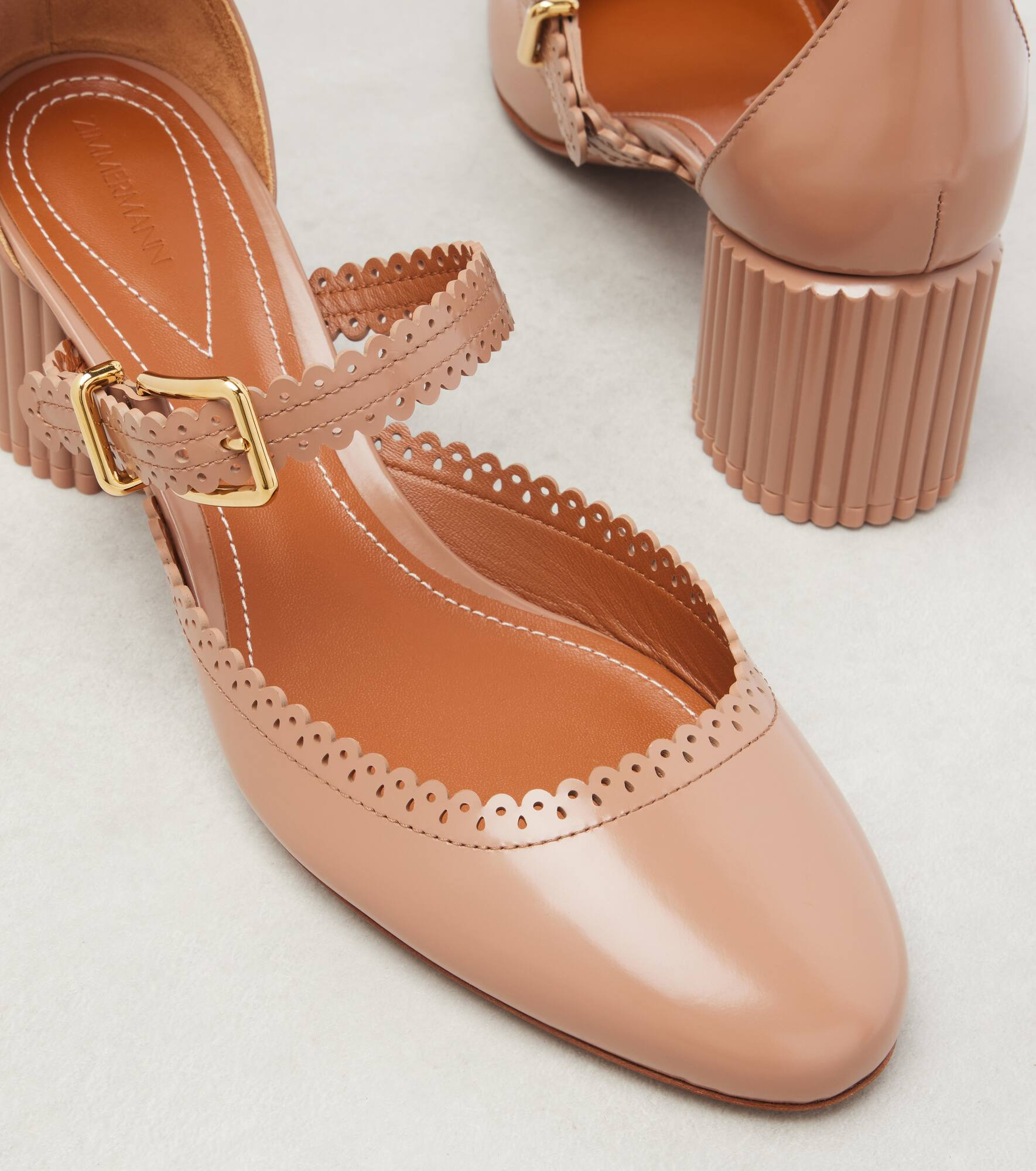 Eddie 55 leather Mary Jane pumps - 5