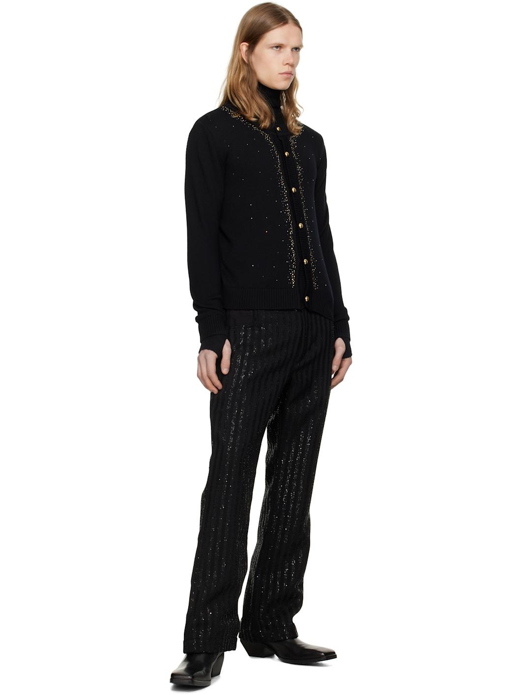 【ERNEST W. BAKER】EMBELLISHED CARDIGAN M Ernest W. Baker Handmade Embroidered Beads Cardigan