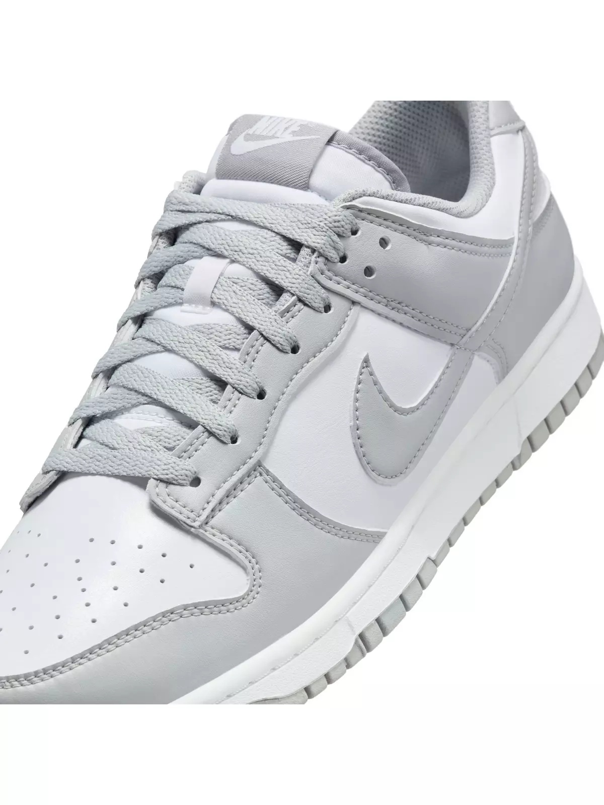 Dunk Low Retro "White/Lt Smoke Grey" Men's Shoe - 10