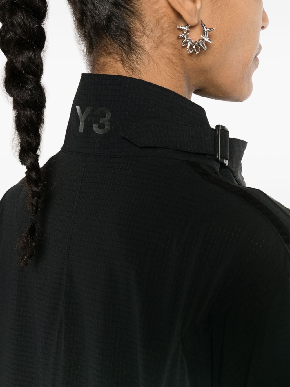 3-stripes ripstop rain coat - 5