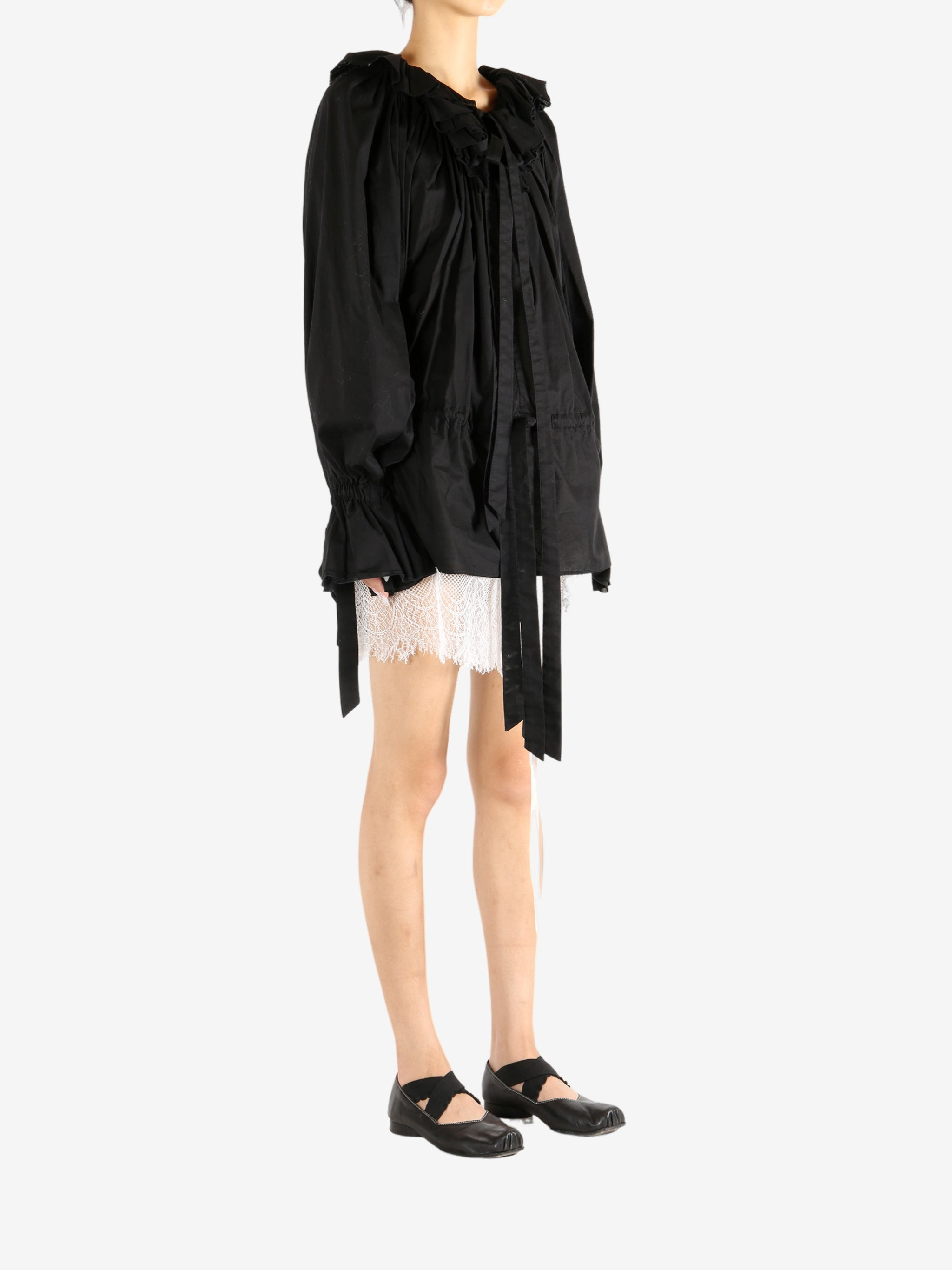 ANN DEMEULEMEESTER - Women Bregje Ruffled Dress - 2