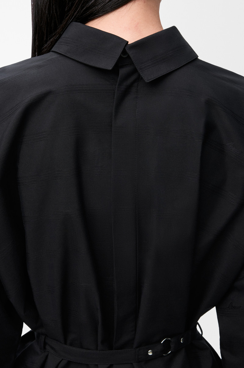 Shirt dress in silk and cotton 4