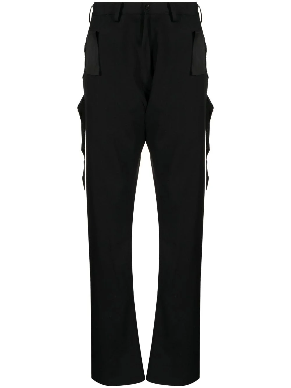 straight-leg wool trousers - 1