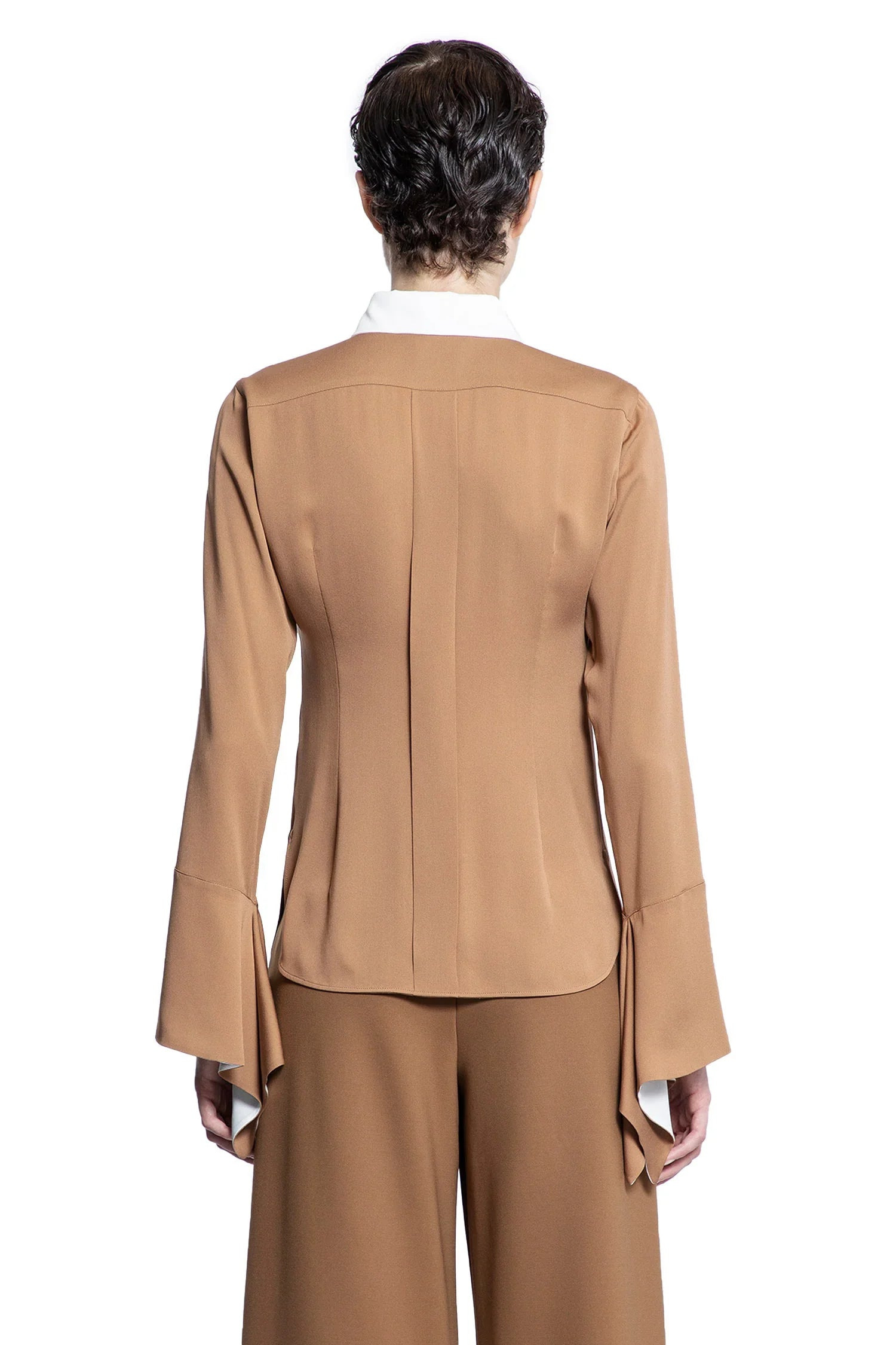 Colour-Block-Silk-Shirt - 3