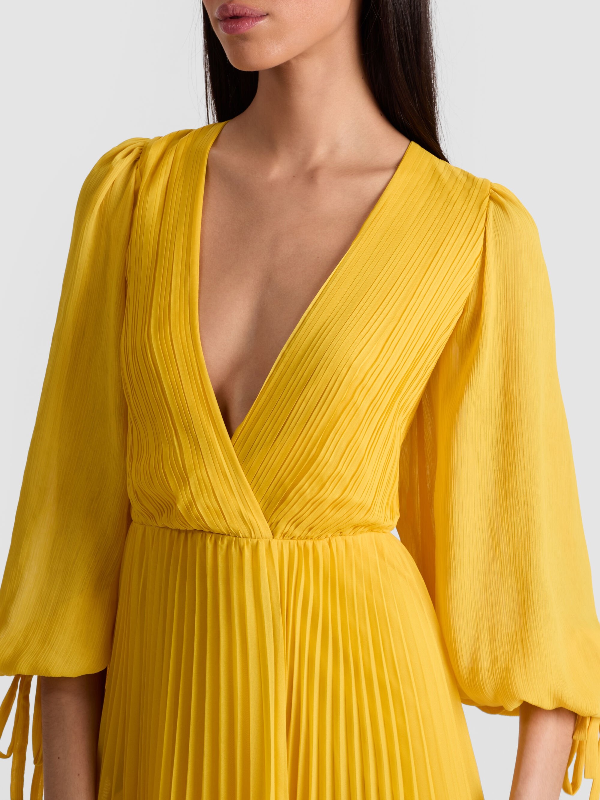 NYA PLEATED MAXI DRESS - 3