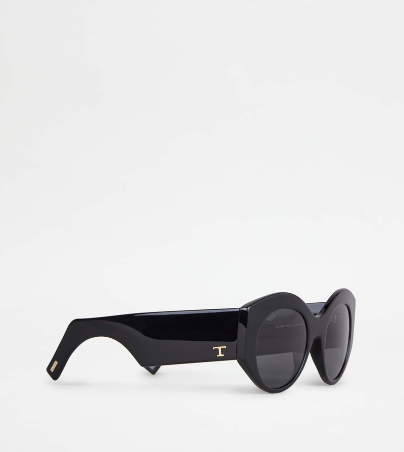 ROUNDED SUNGLASSES - BLACK 3