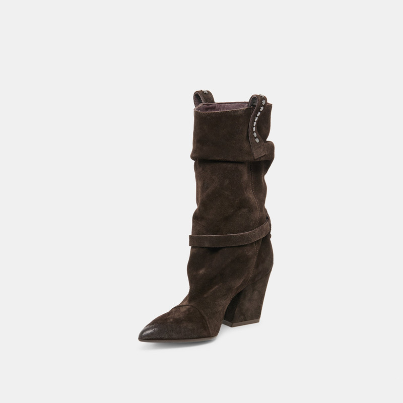 MORLA BOOTS DK BROWN SUEDE 5