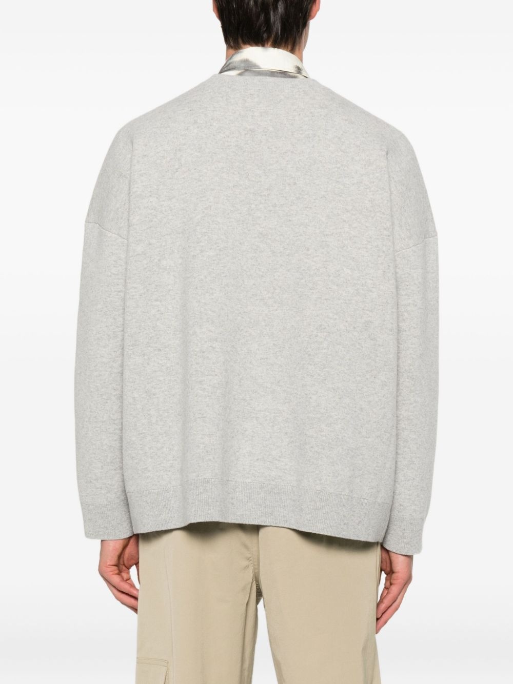 floral-embroidered sweater - 4