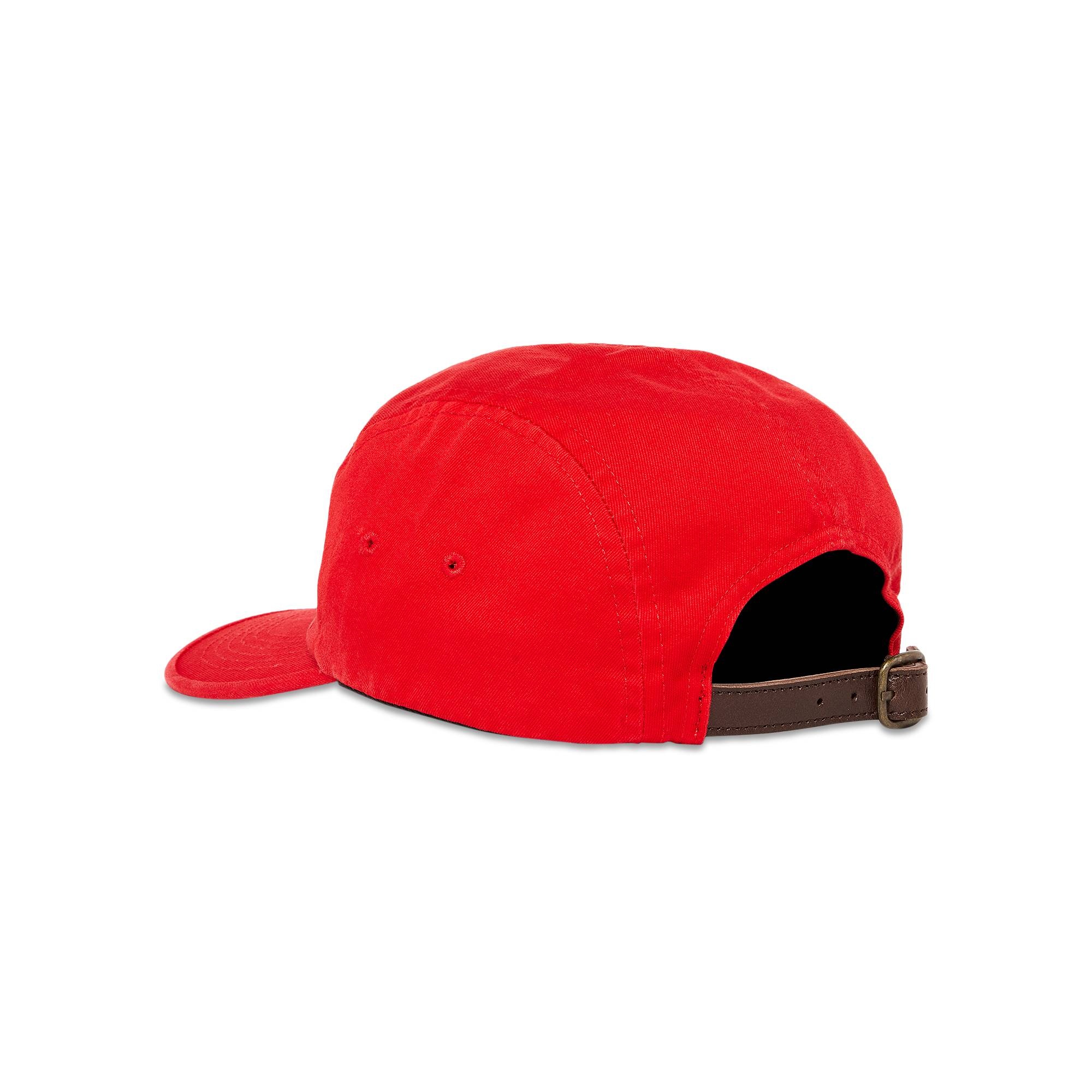 Supreme Washed Chino Twill Camp Cap 'Red' - 3