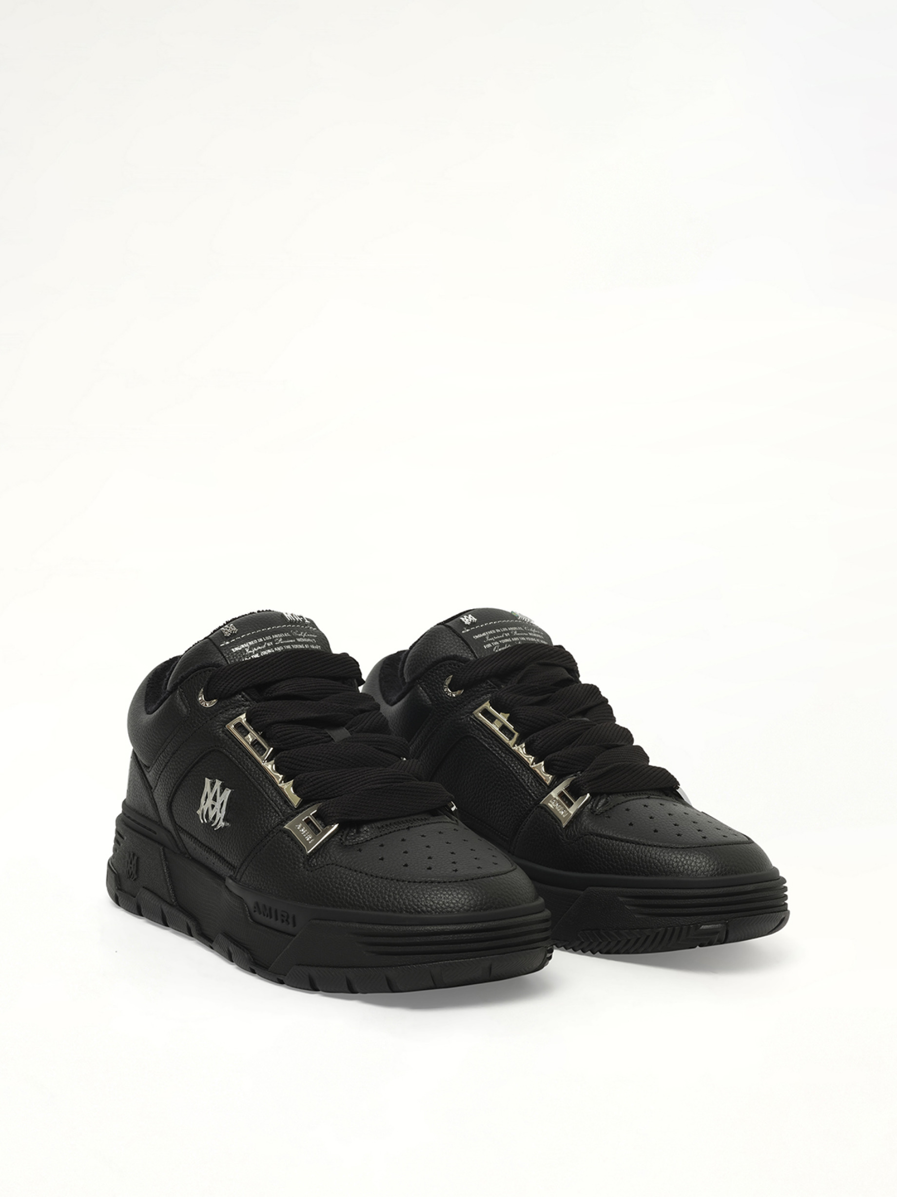 Metallic MA-1 Sneaker in Black - 2