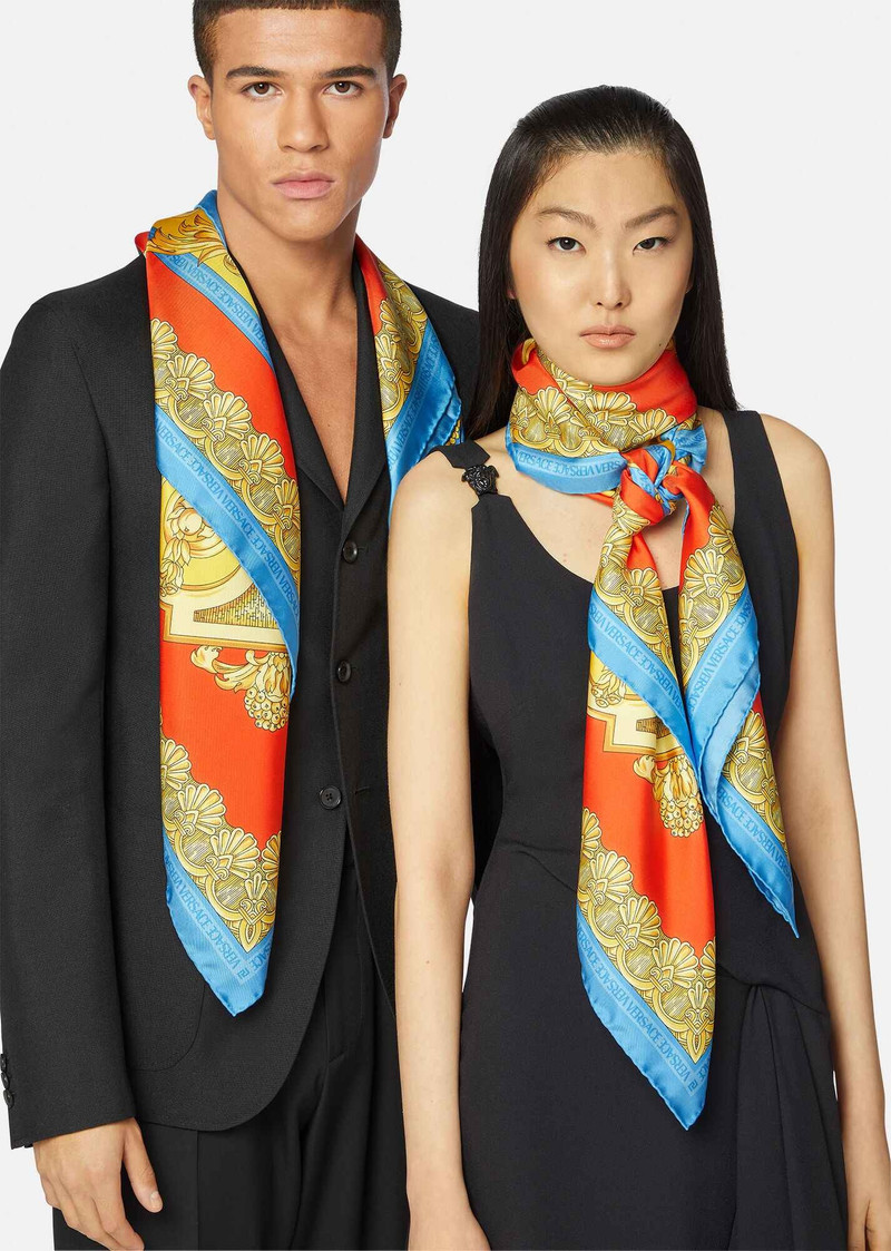 VERSACE Barocco Goddess Silk Shawl outlook