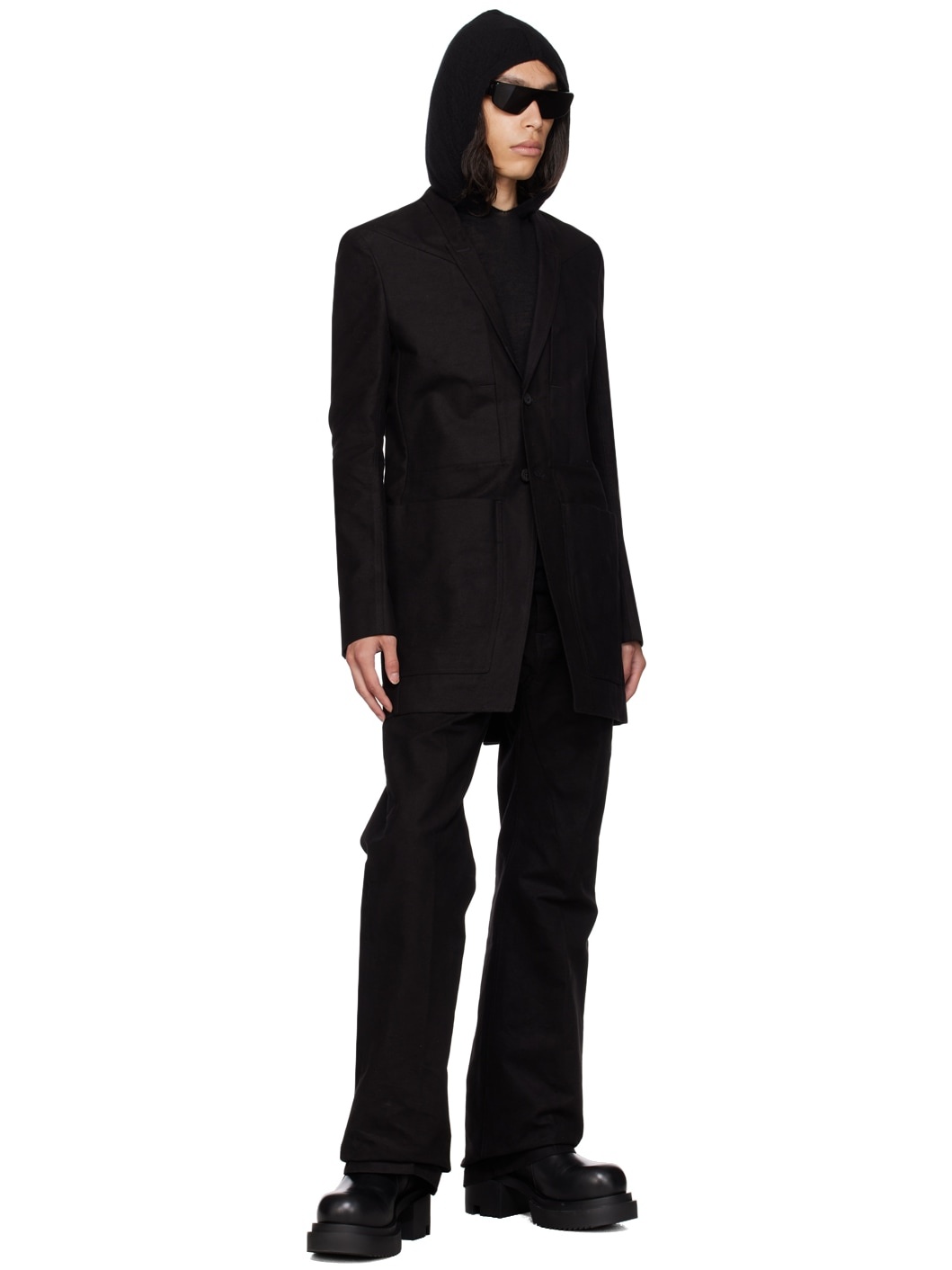 Black Fogpocket Lido Blazer - 4