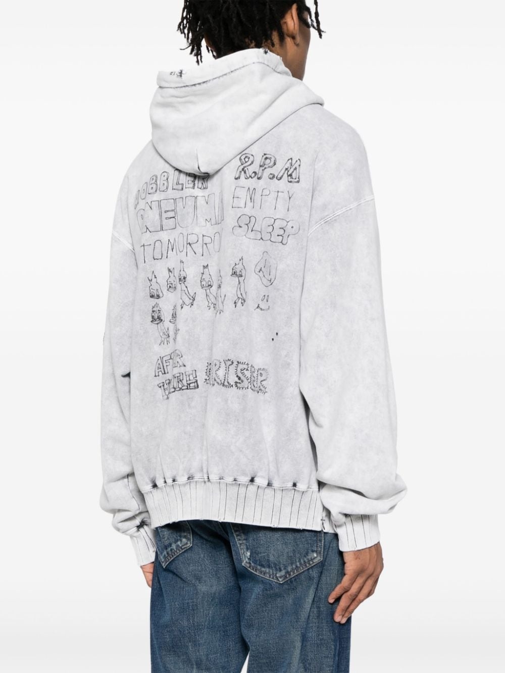 bleached hoodie - 4