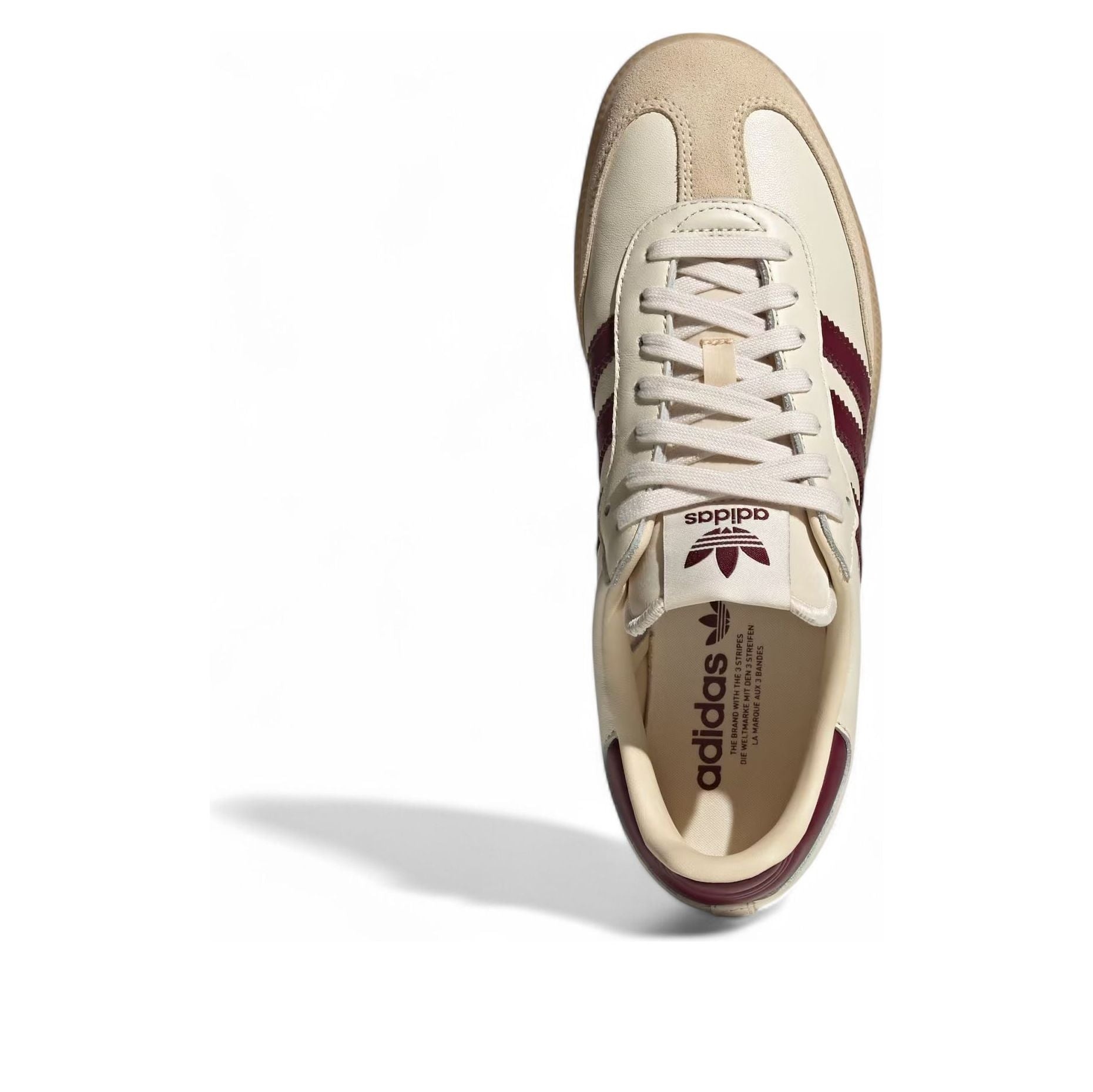 adidas Samba OG 'Wonder White Shadow Red' JS3830 - 5