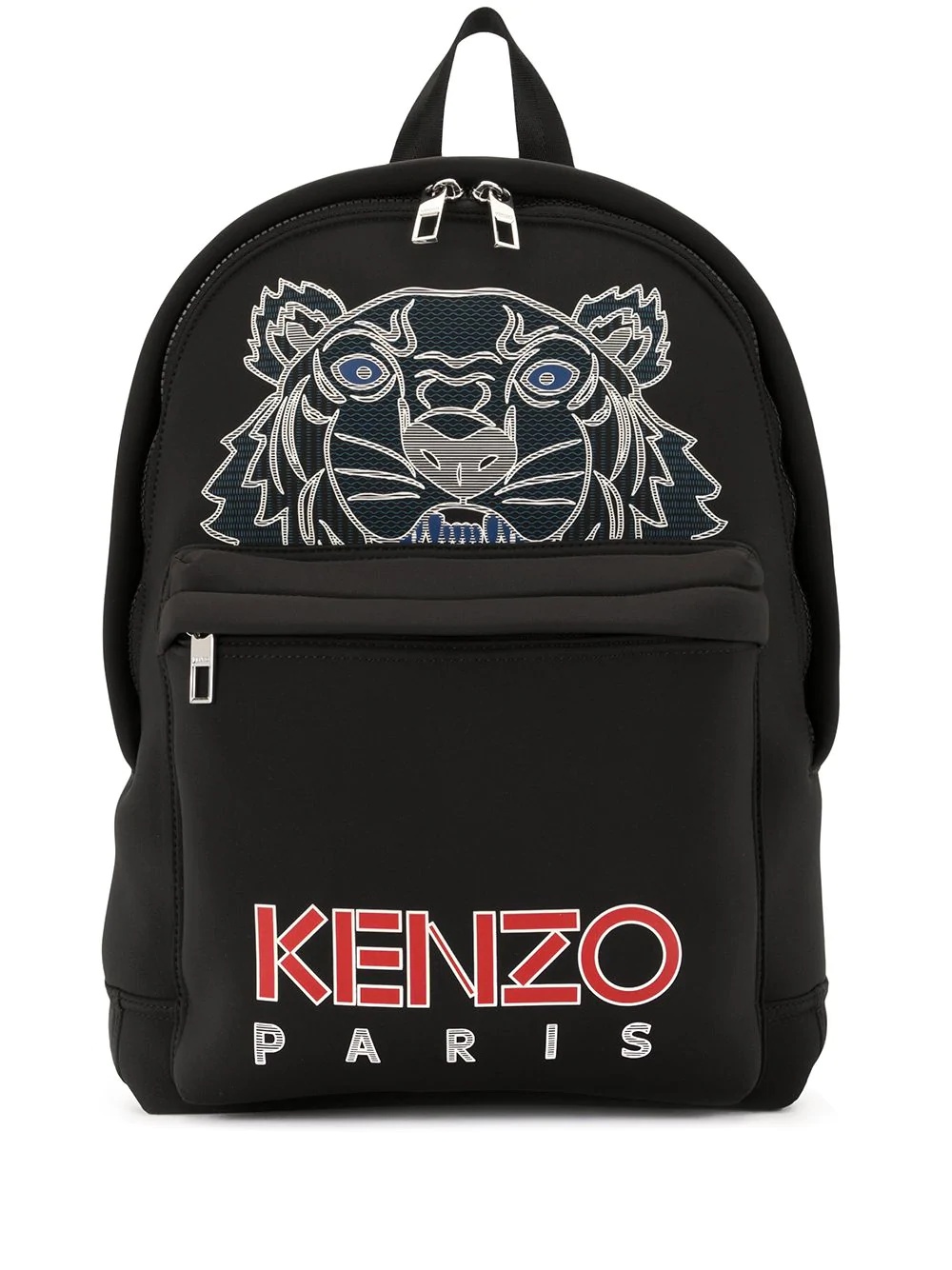 logo-embroidered backpack - 1