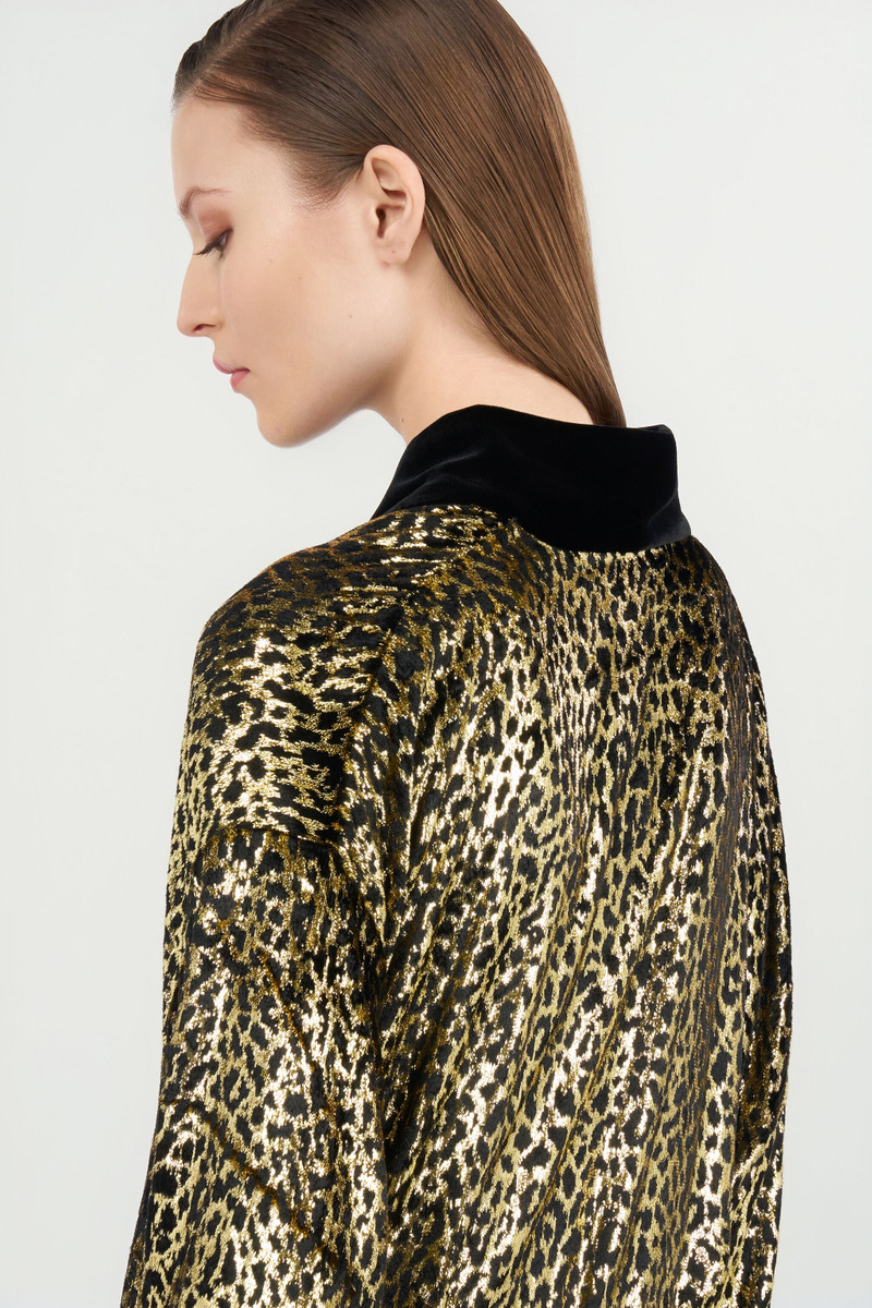 Fil Coupé Leopard Print Coat 7