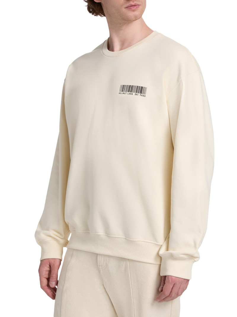 Men's Ski Schedule Crewneck Sweatshirt - Winter White 4